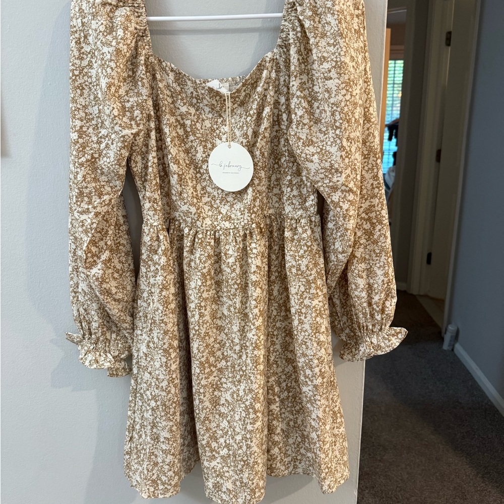 Floral Long Sleeve Dress